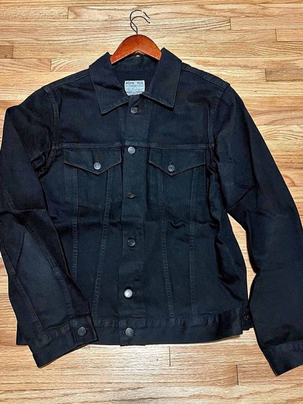 Imogene + Willie Black Denim Jacket Size Medium